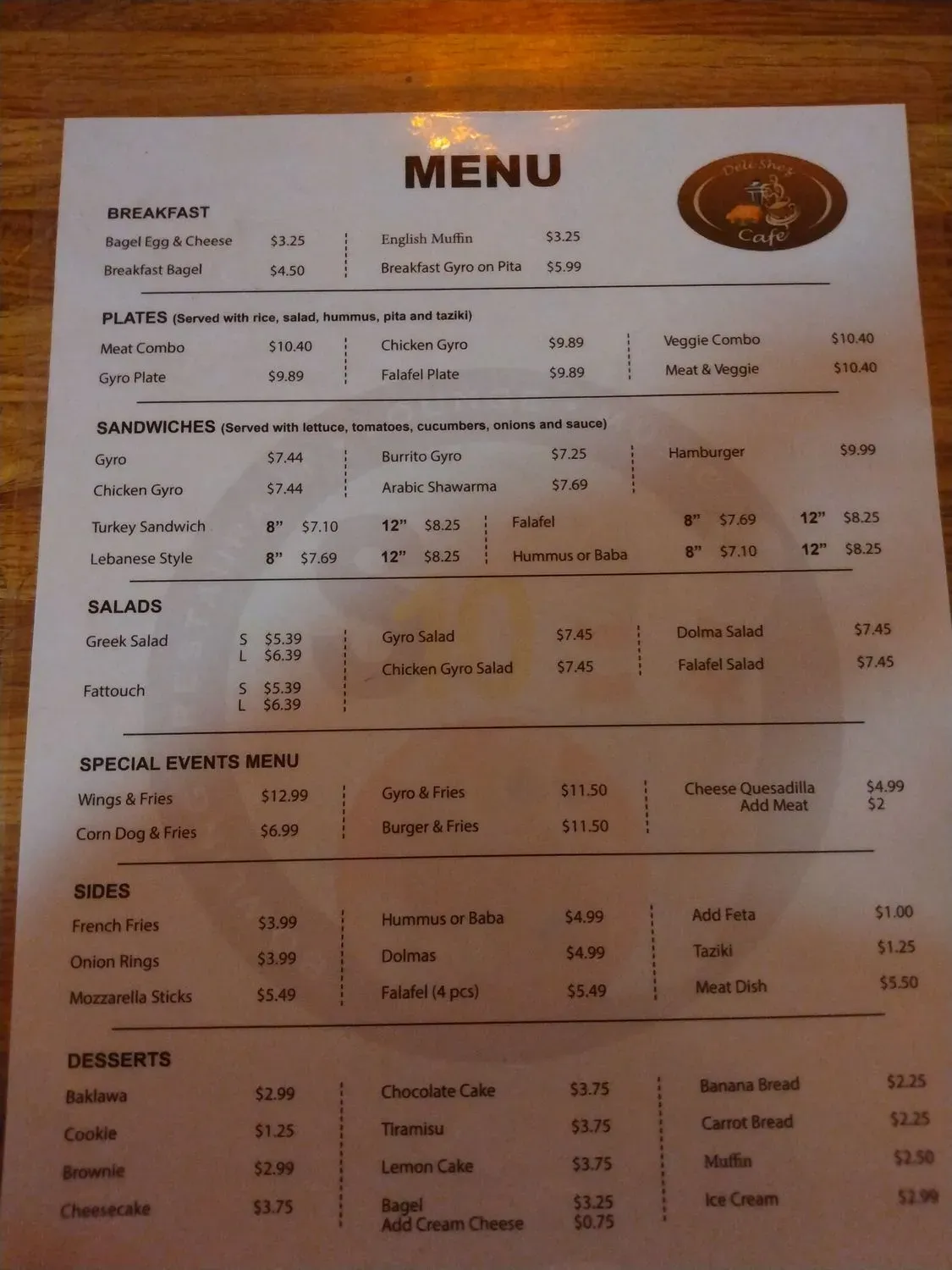 Menu 2