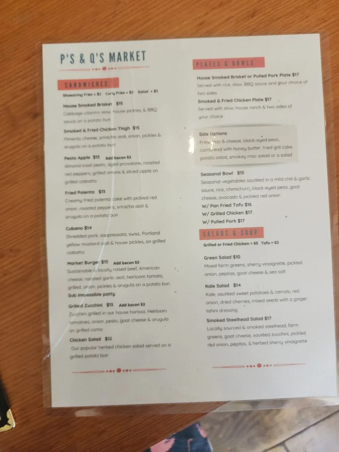 Menu 4