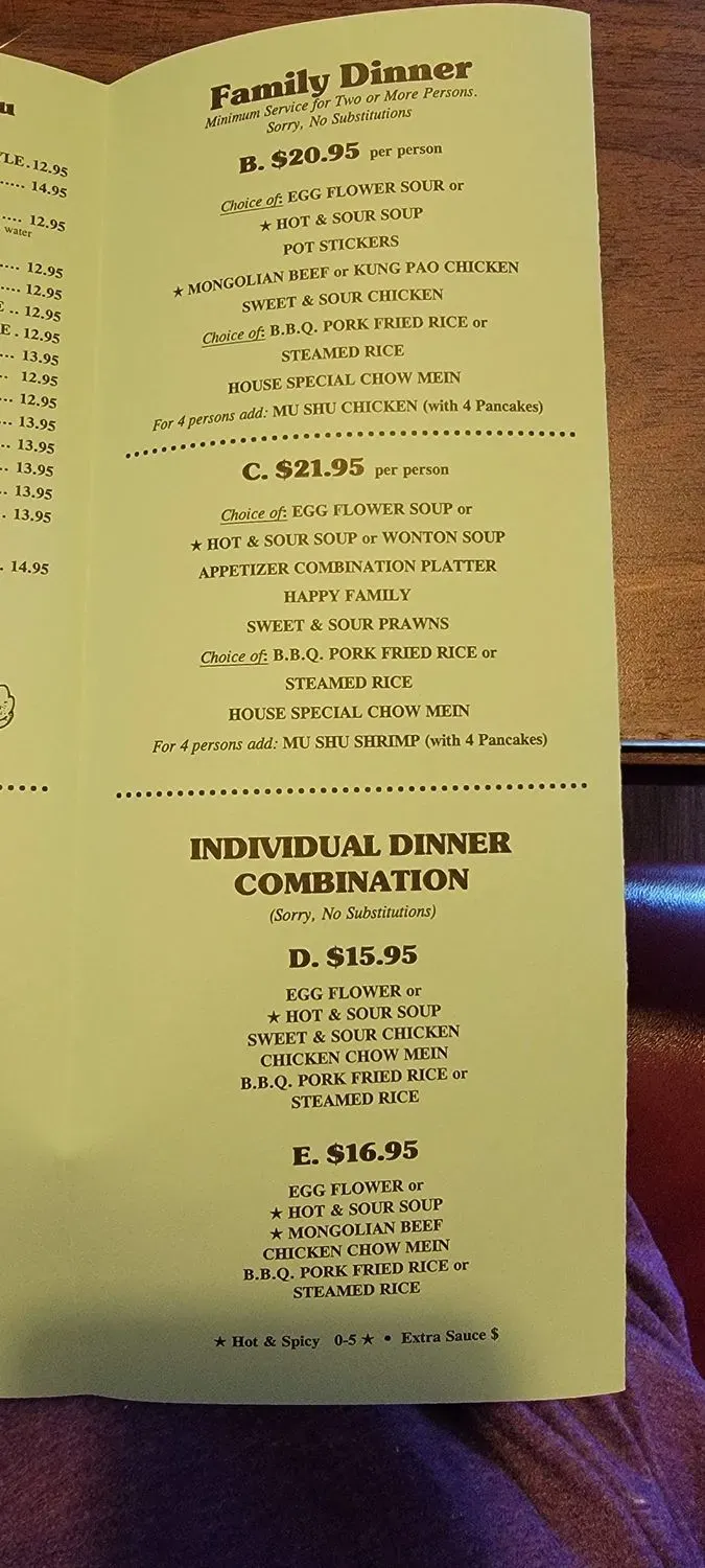 Menu 5