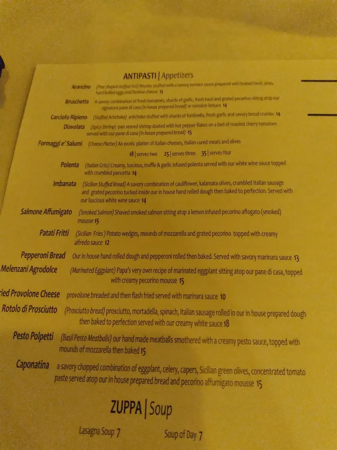 Menu 4