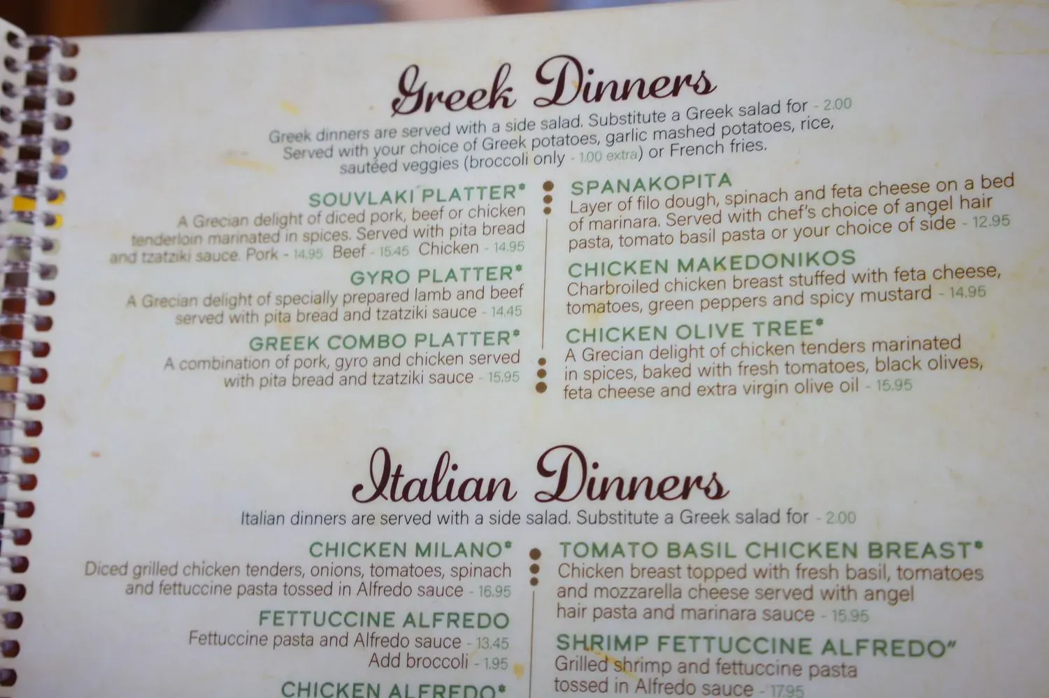 Menu 6