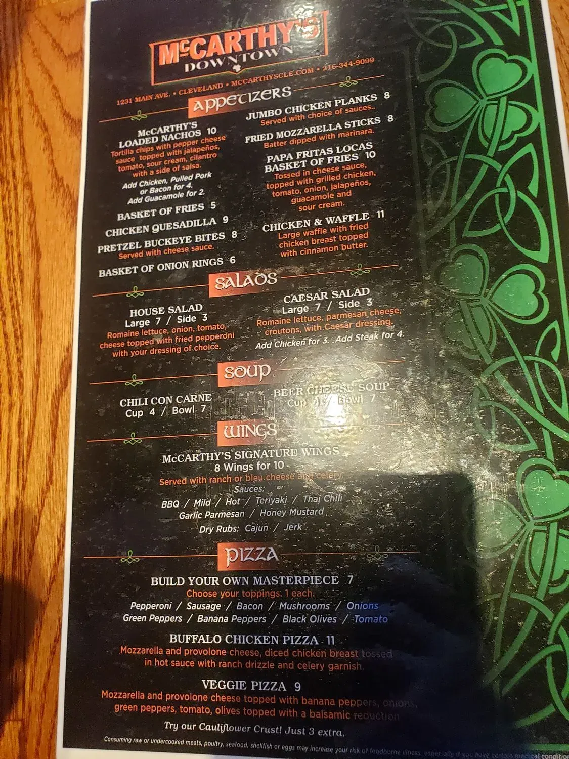 Menu 4