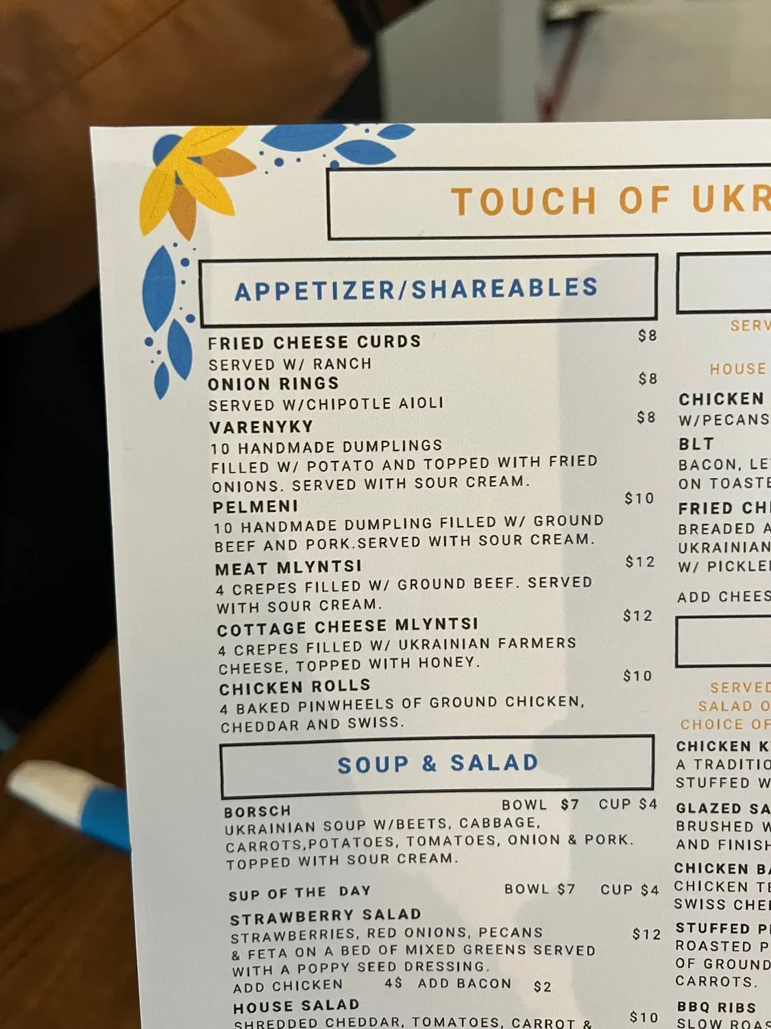 Menu 5