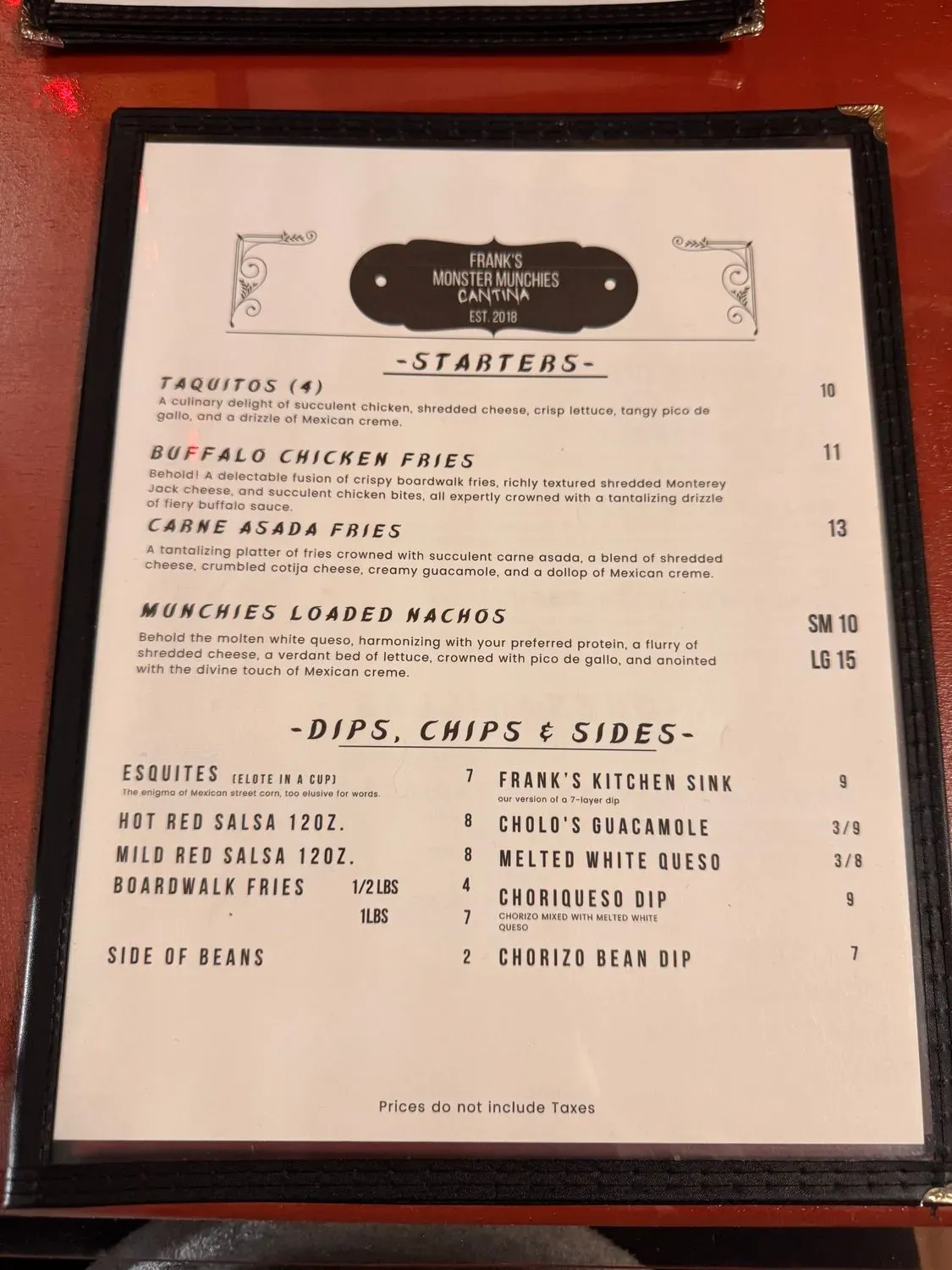 Menu 4