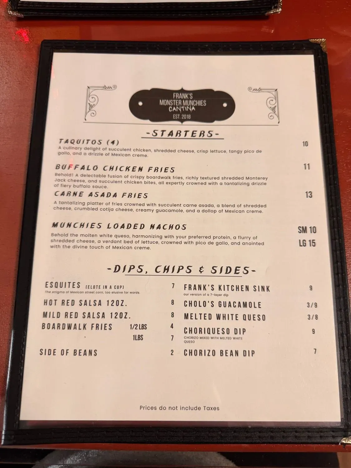 Menu 4