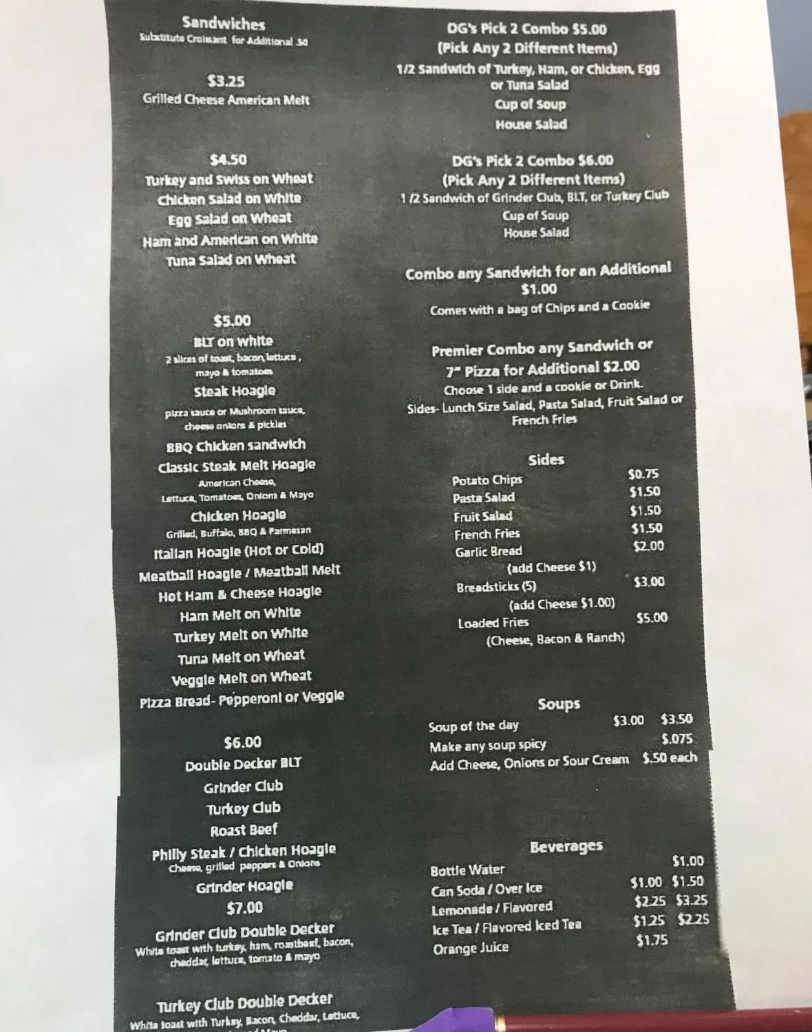 Menu 3