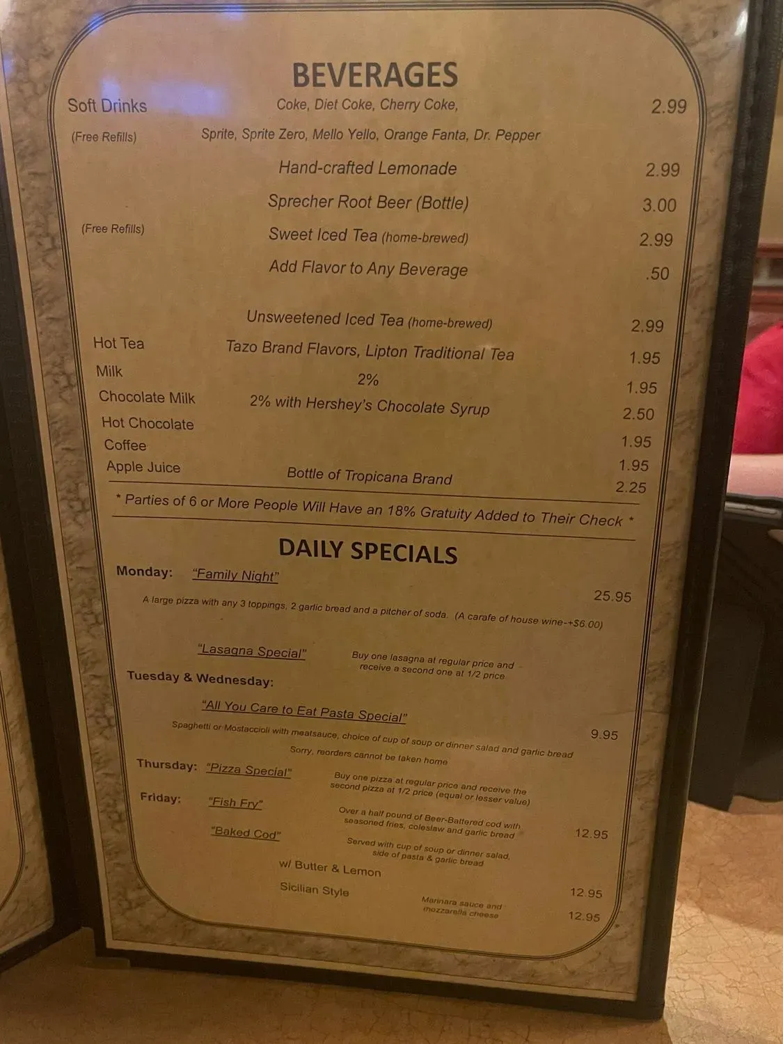 Menu 3