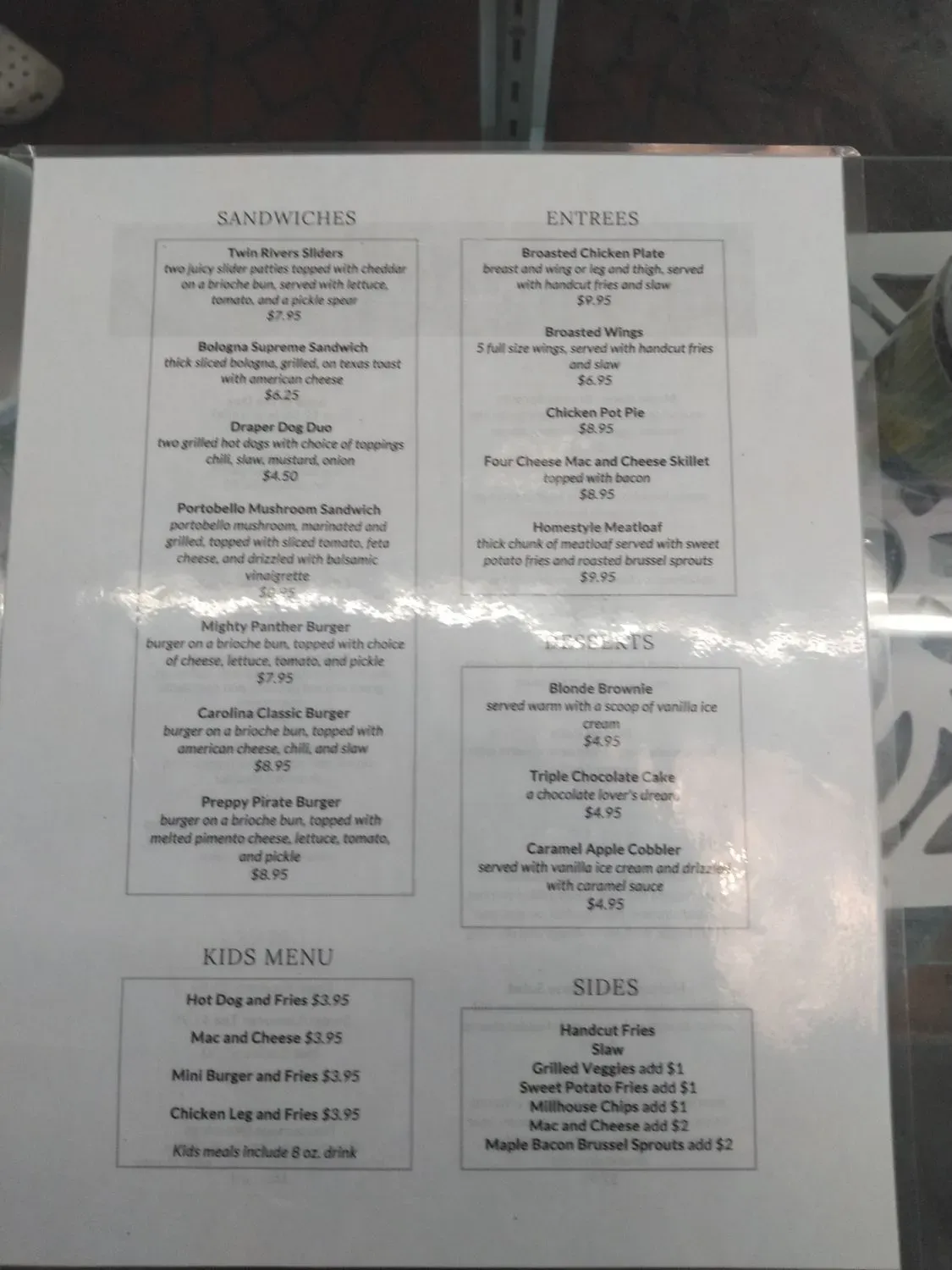 Menu 4