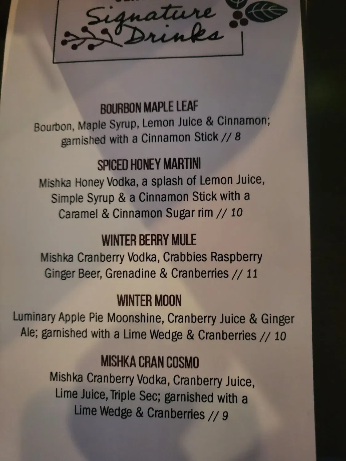 Menu 4