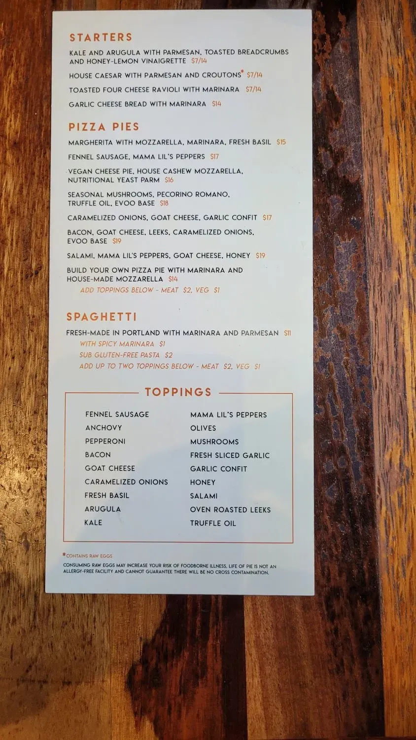 Menu 6