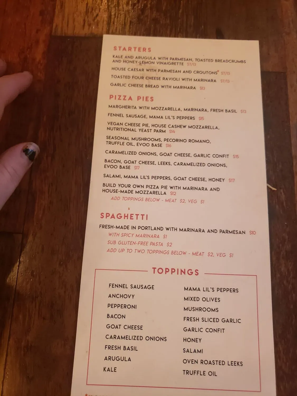 Menu 2