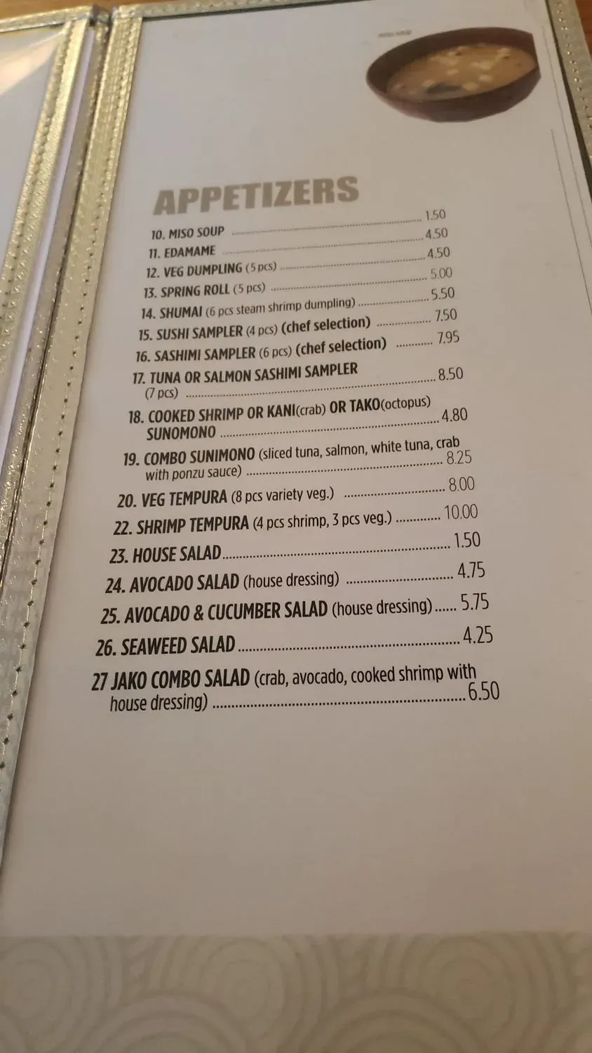 Menu 5