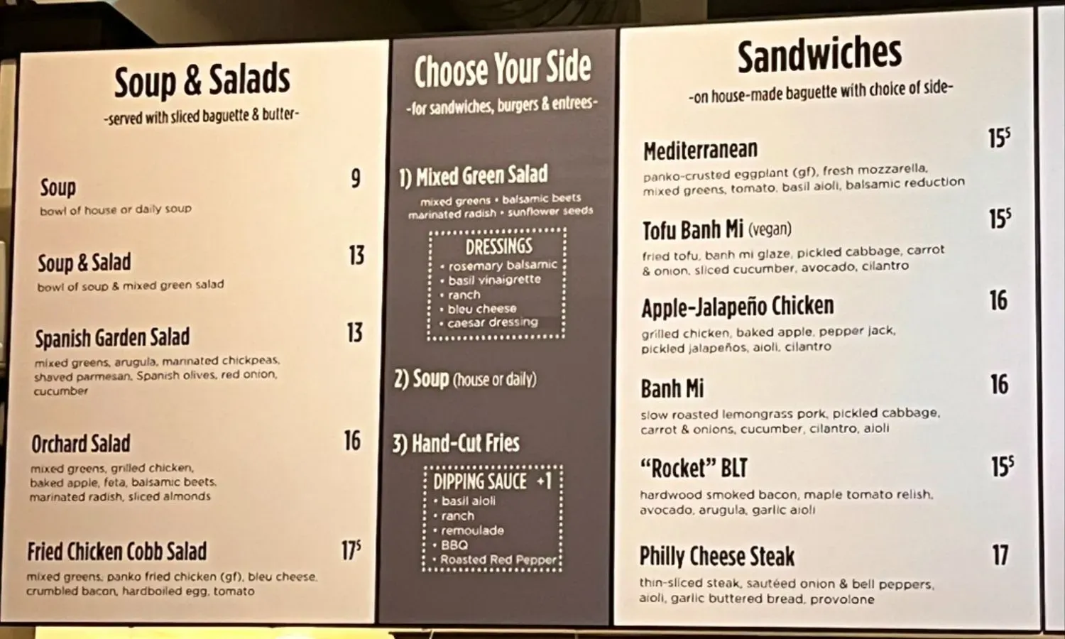 Menu 3