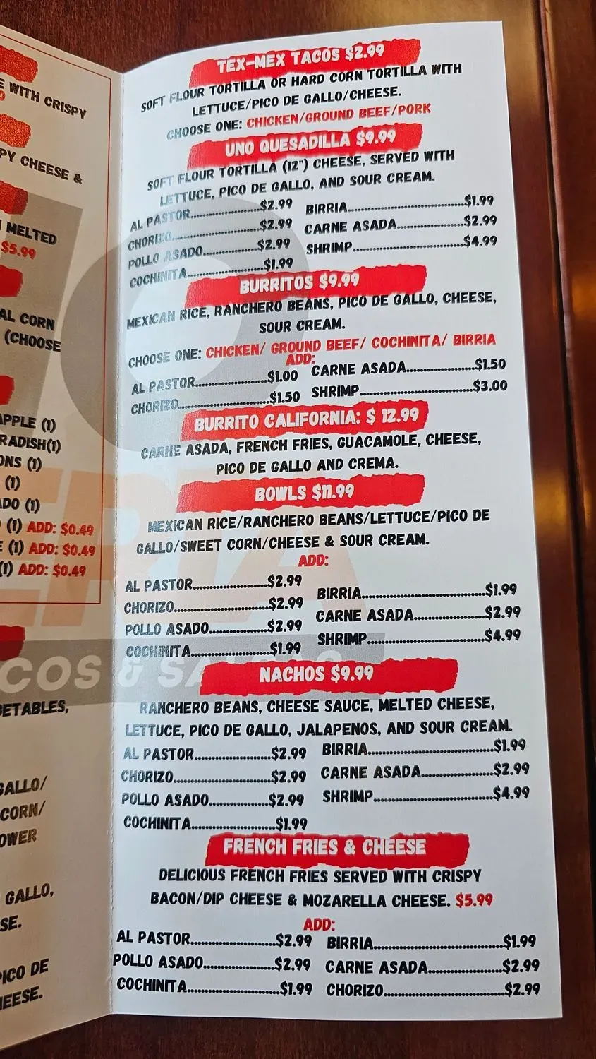 Menu 2