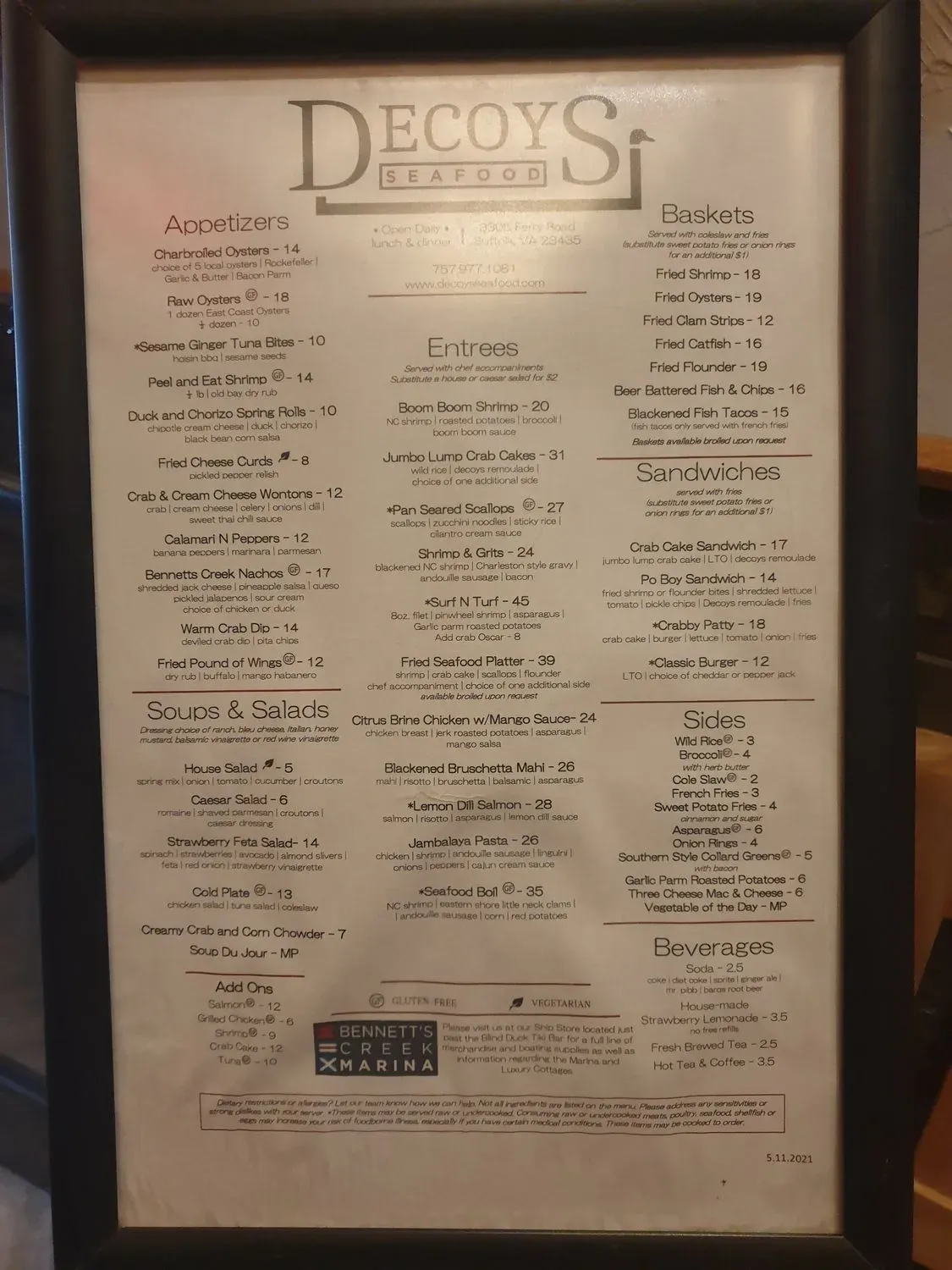 Menu 5