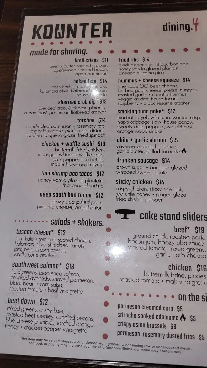 Menu 6