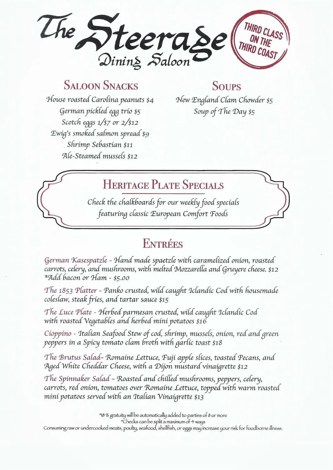 Menu 2