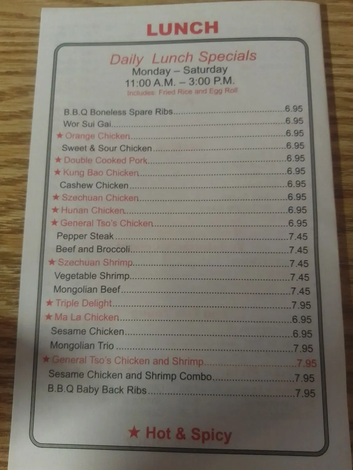 Menu 4