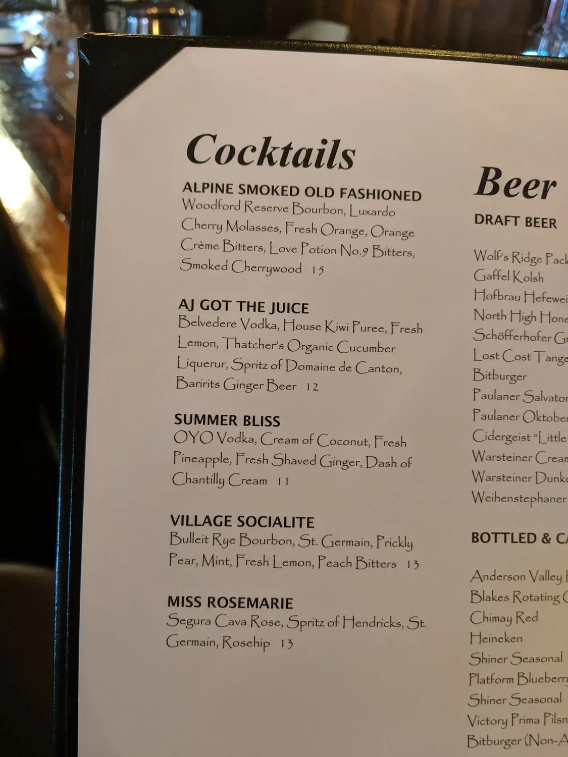 Menu 4