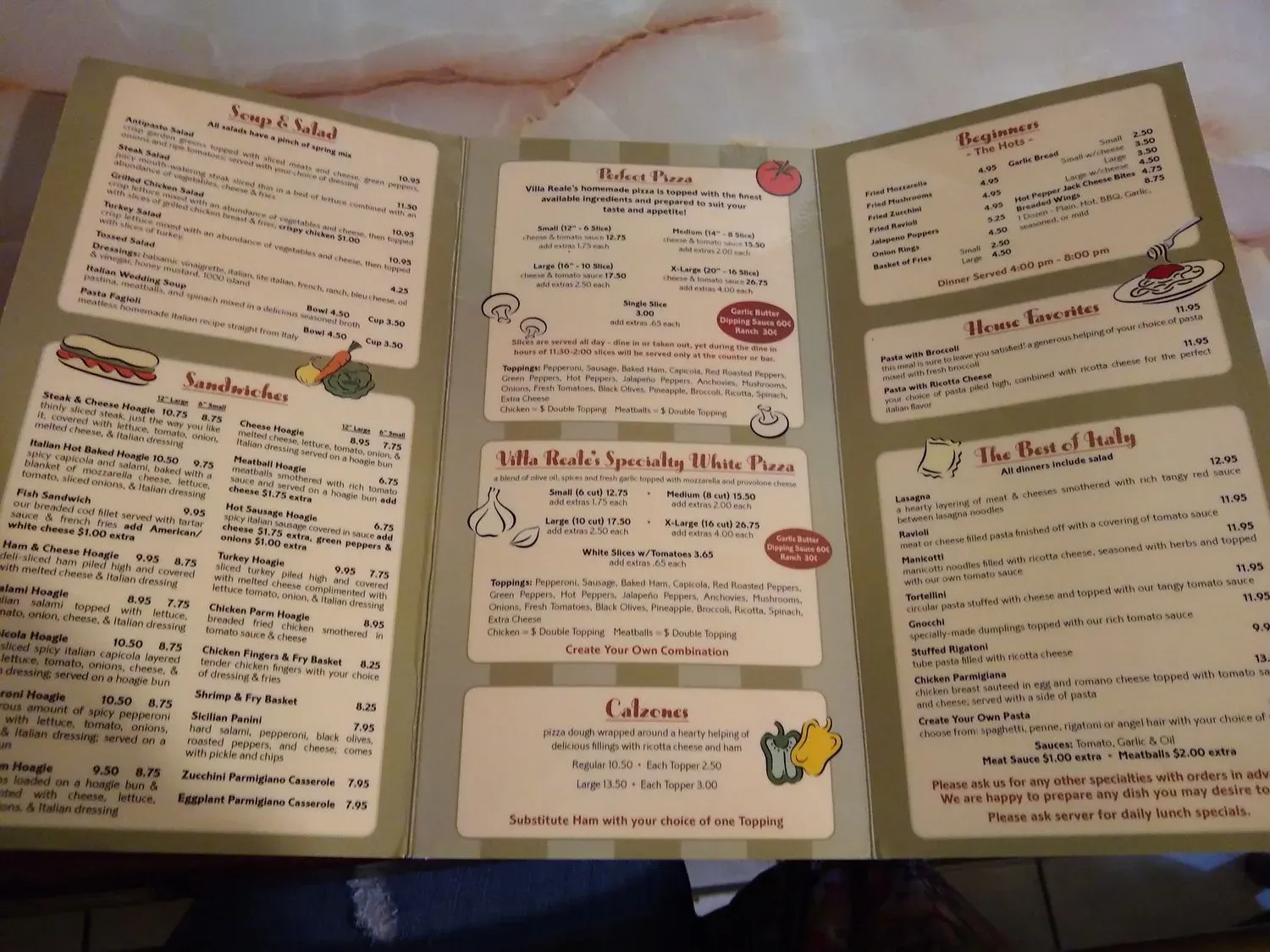 Menu 6