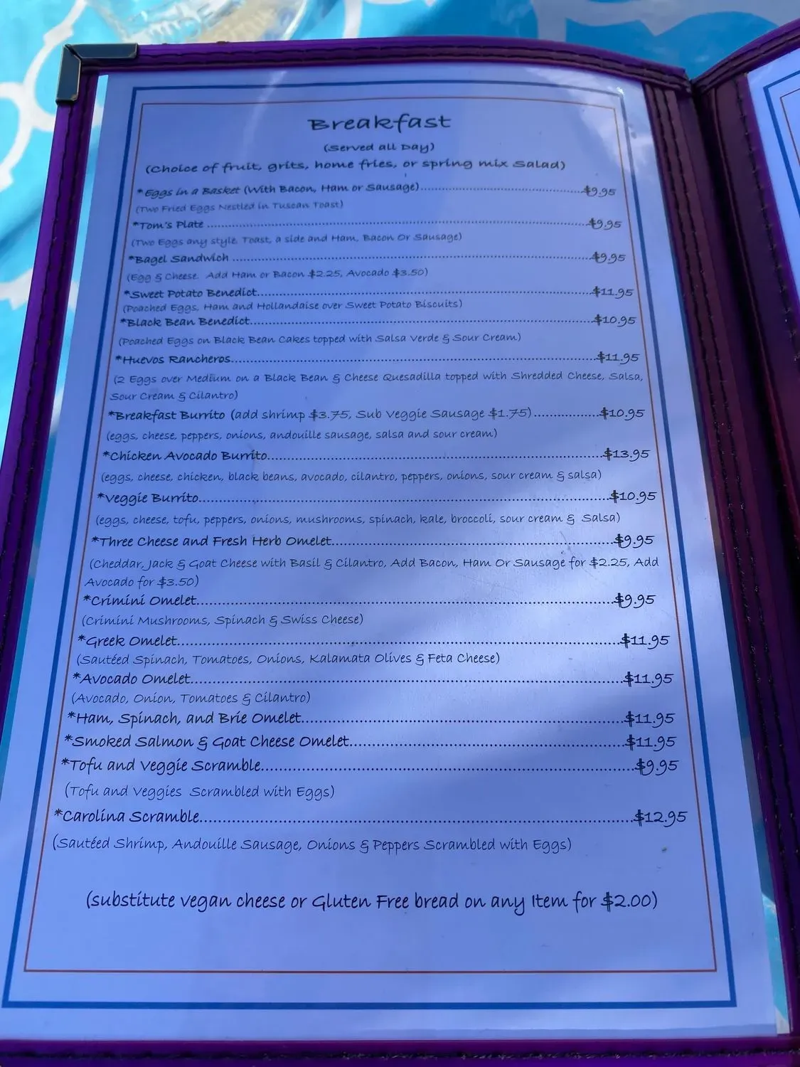 Menu 5