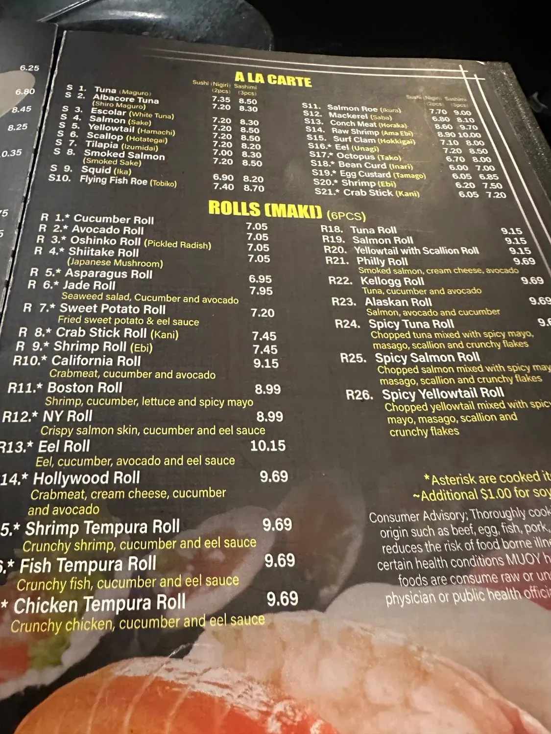 Menu 6