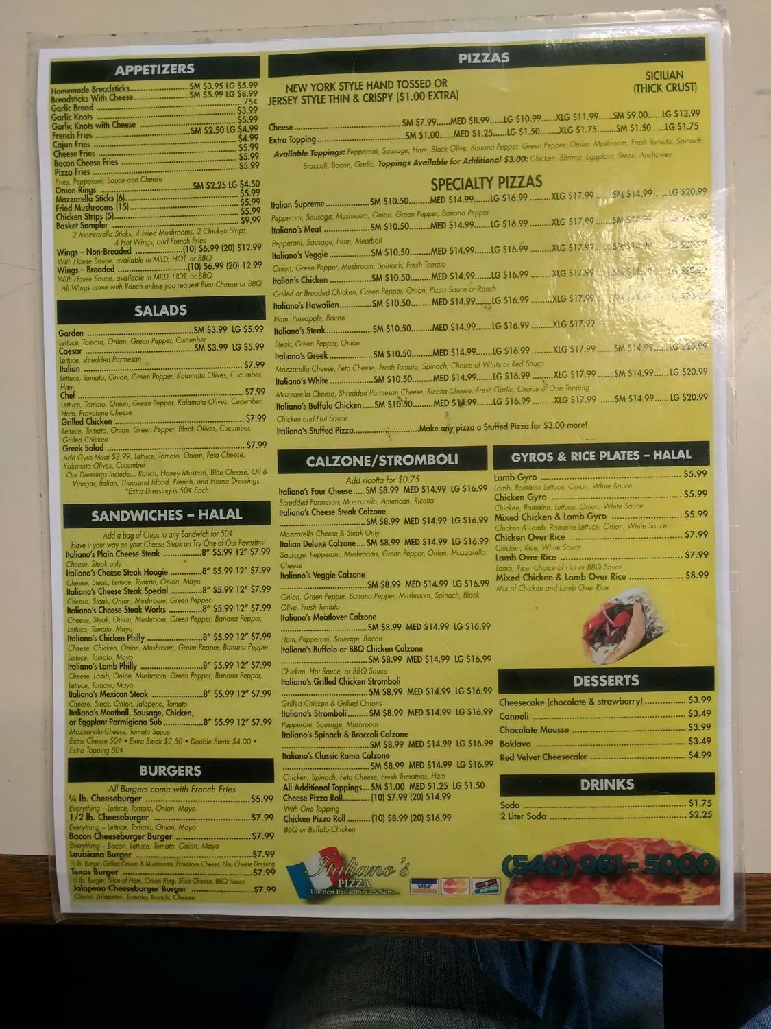 Menu 4