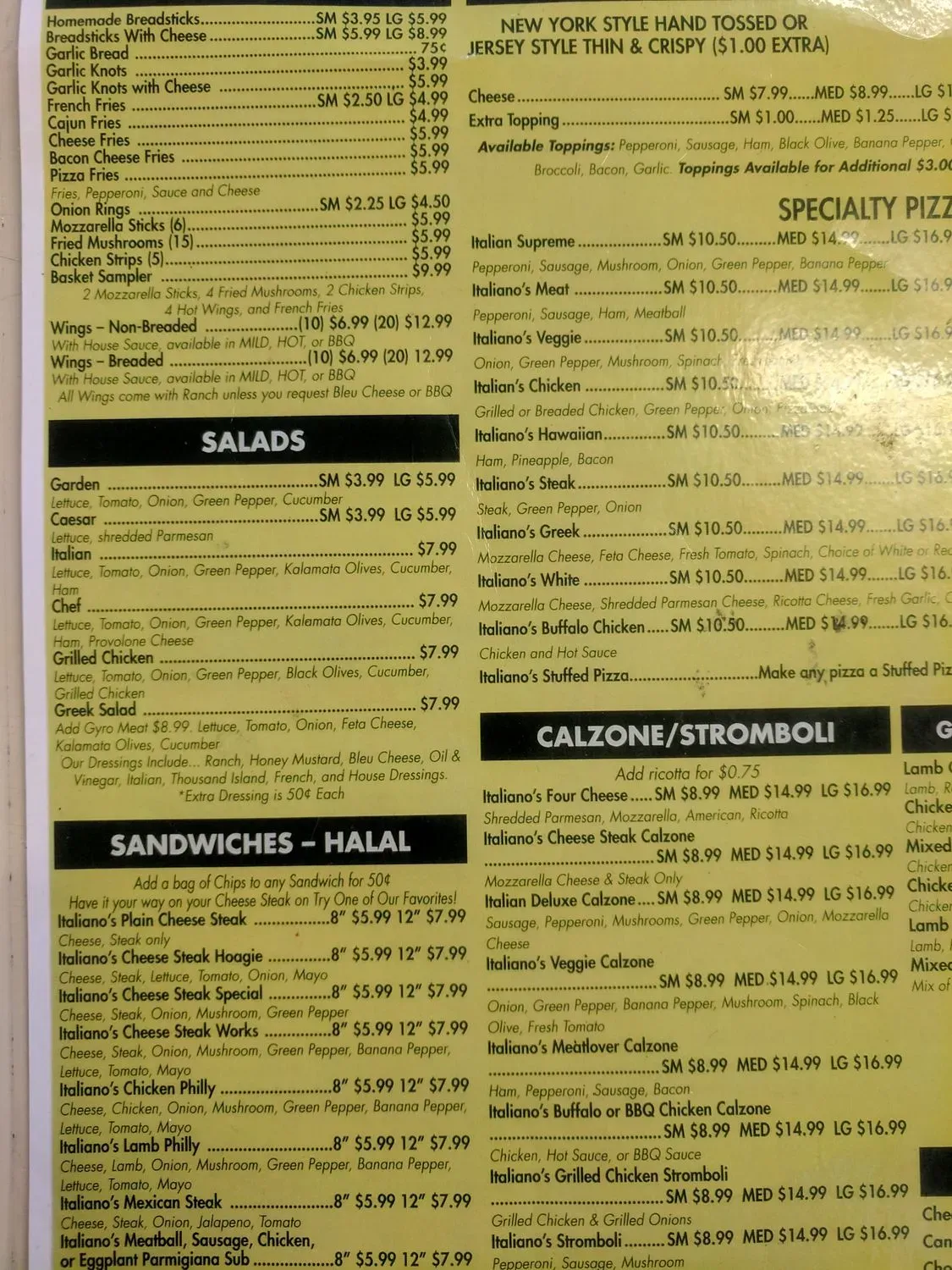 Menu 5