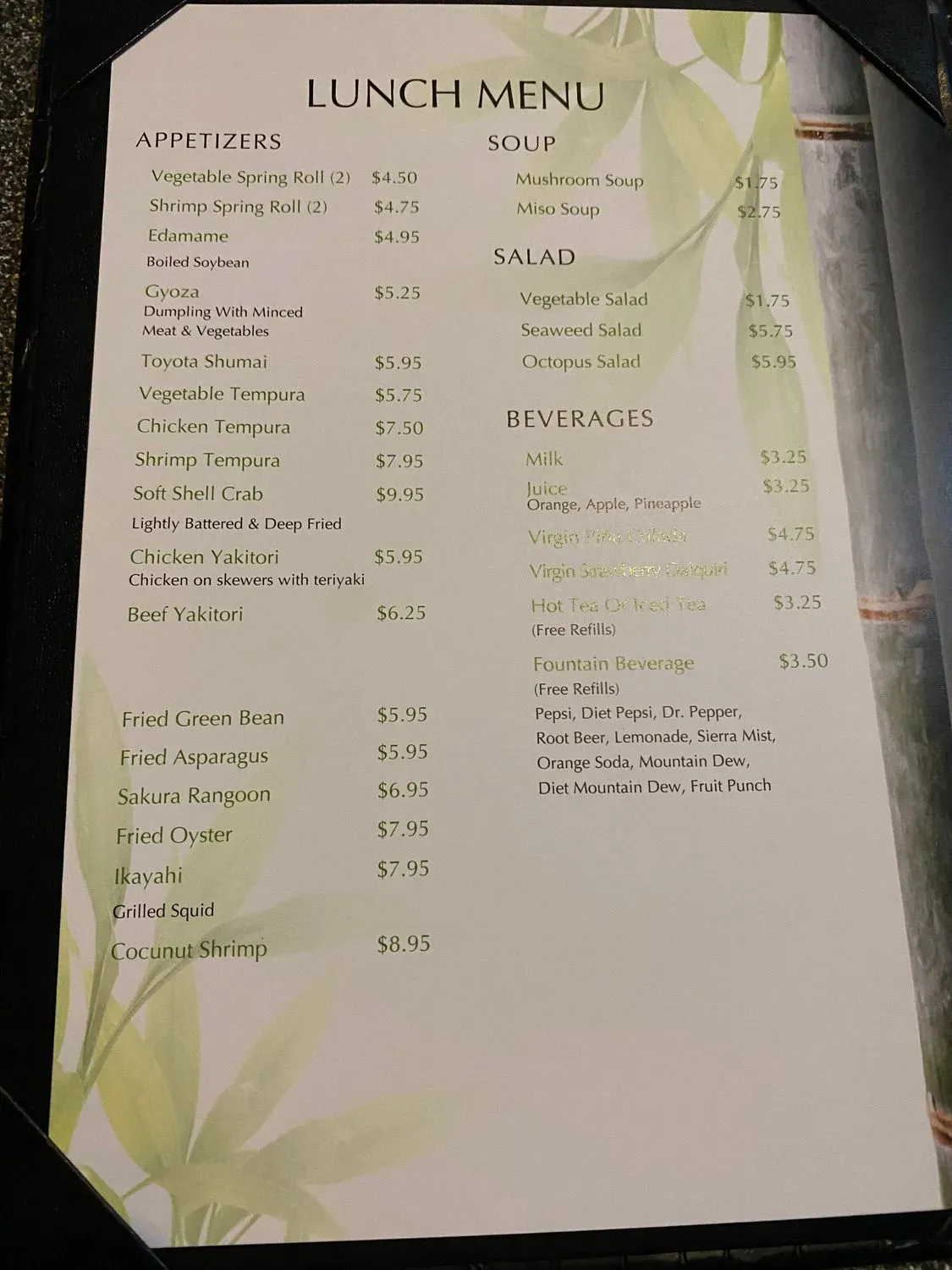 Menu 4