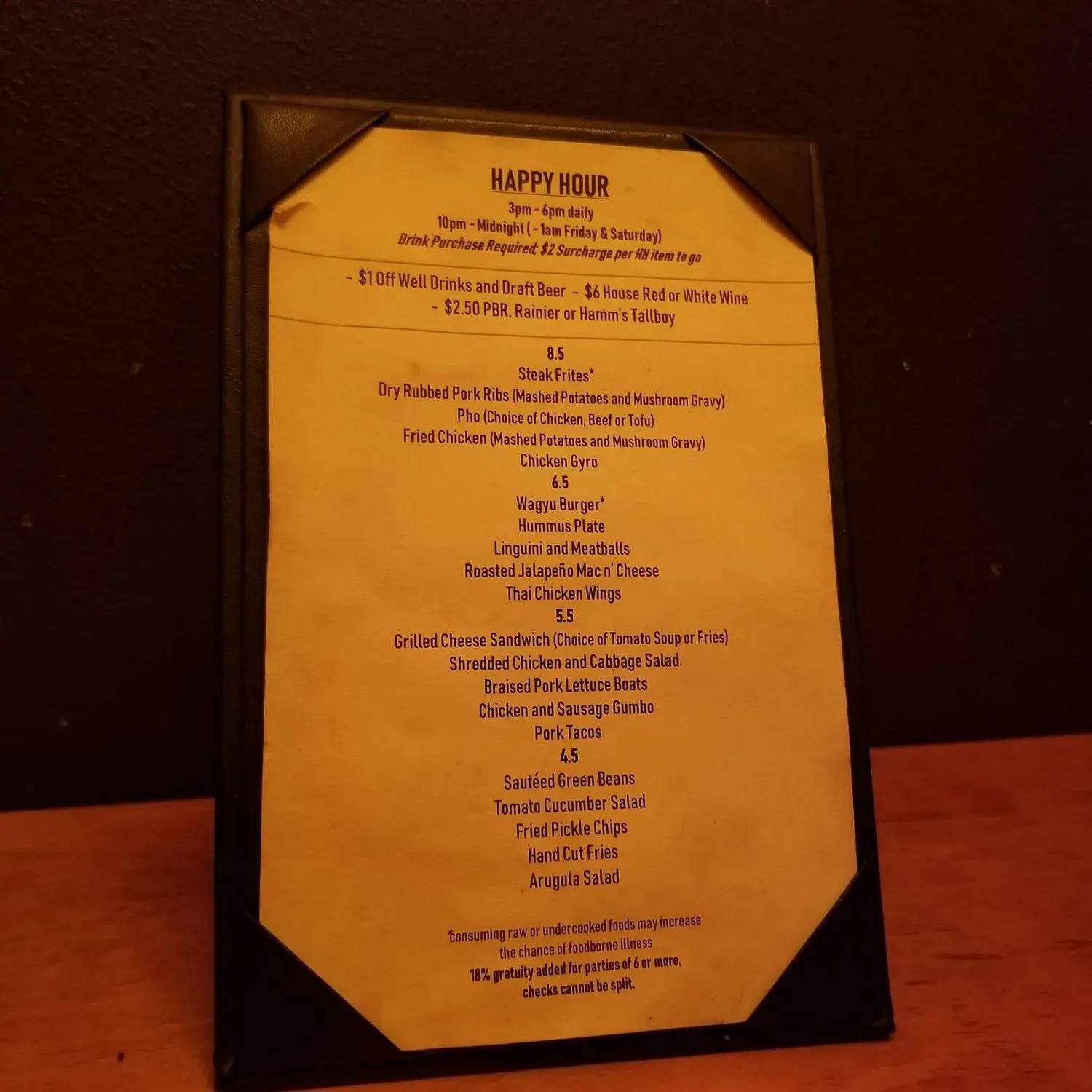 Menu 6