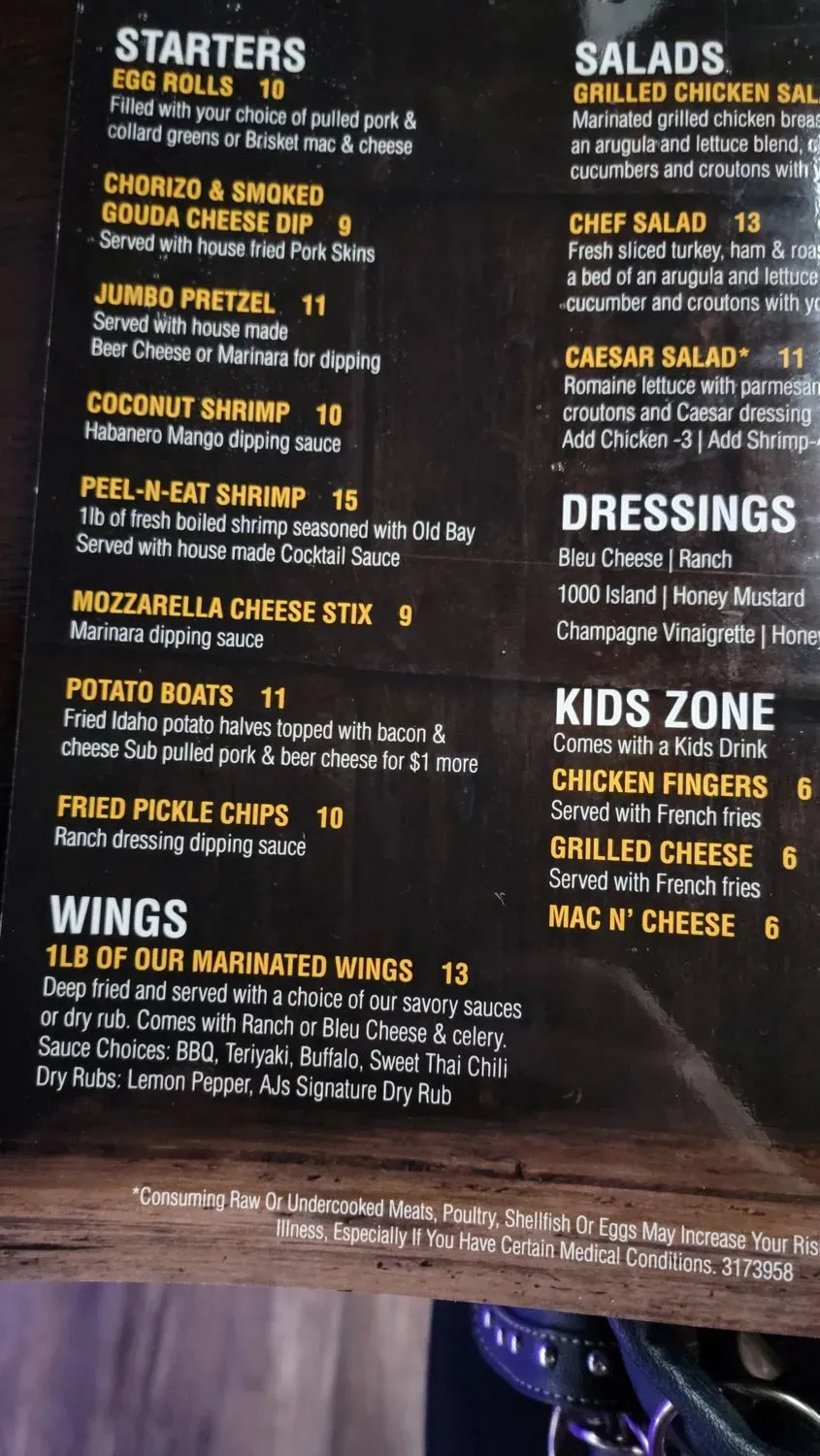 Menu 6