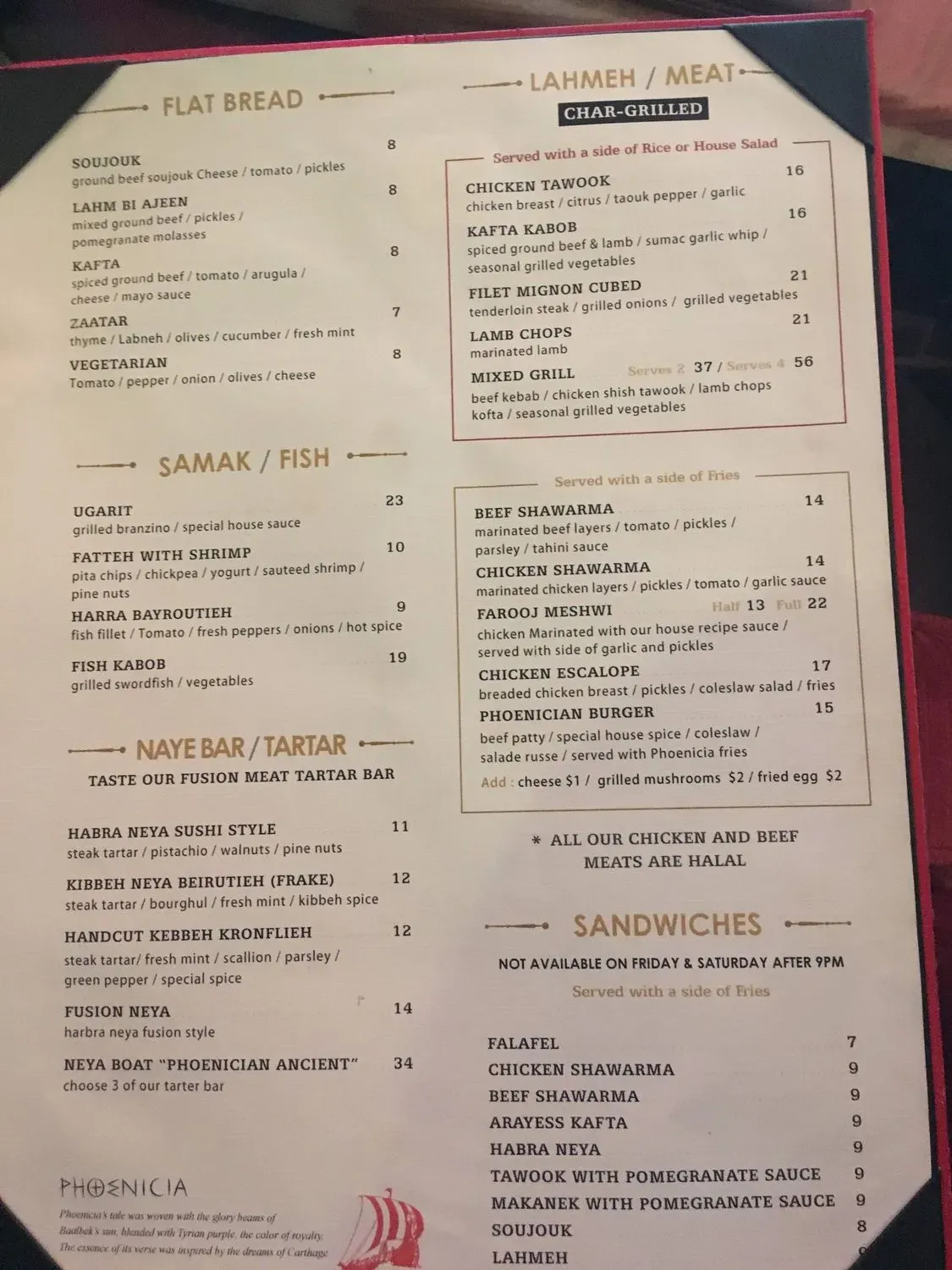 Menu 3