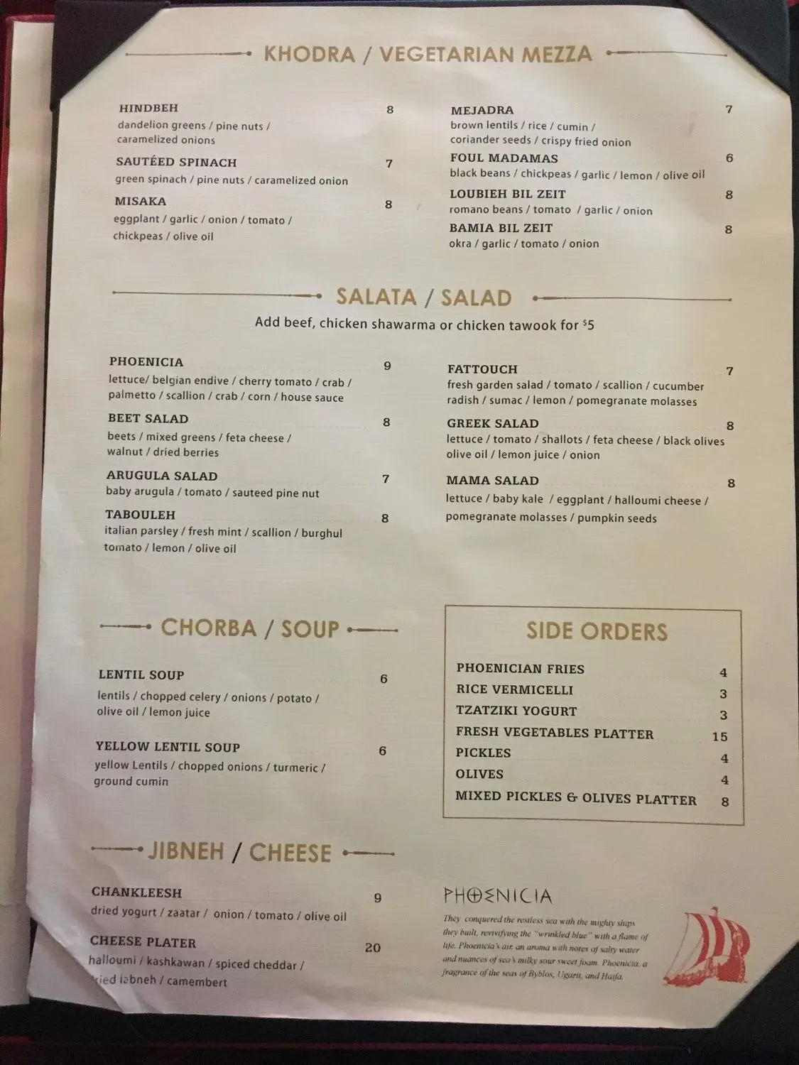 Menu 4