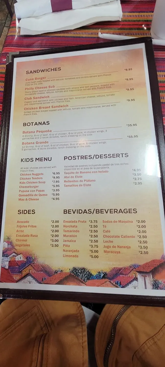 Menu 4