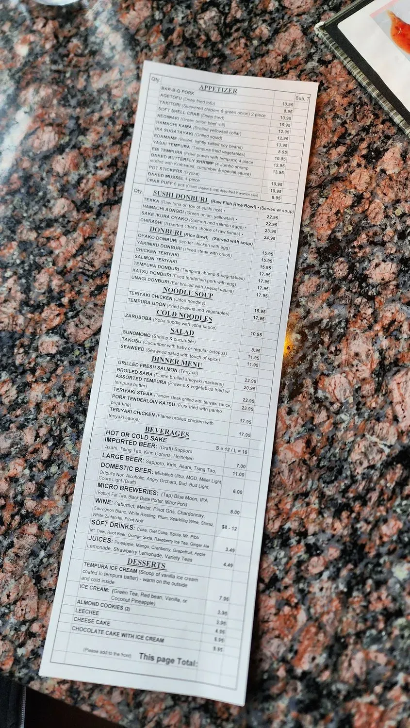 Menu 3