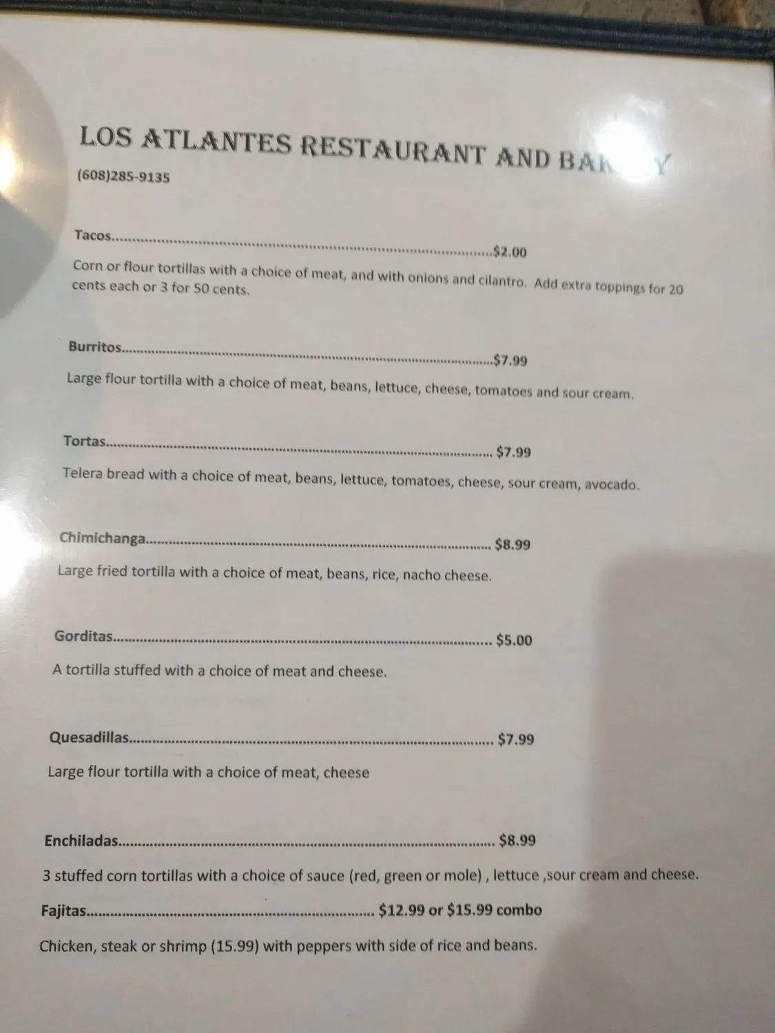 Menu 2