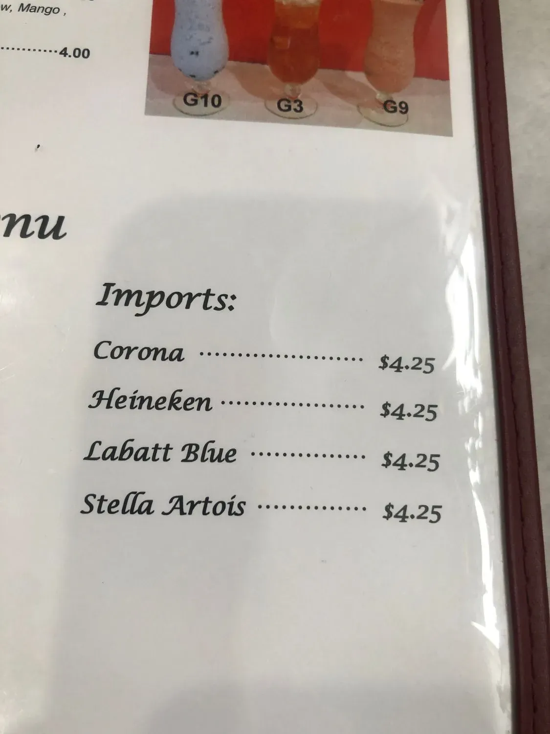 Menu 3