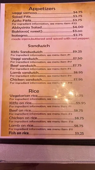 Menu 6