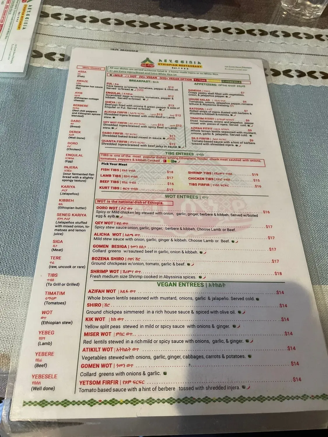 Menu 4