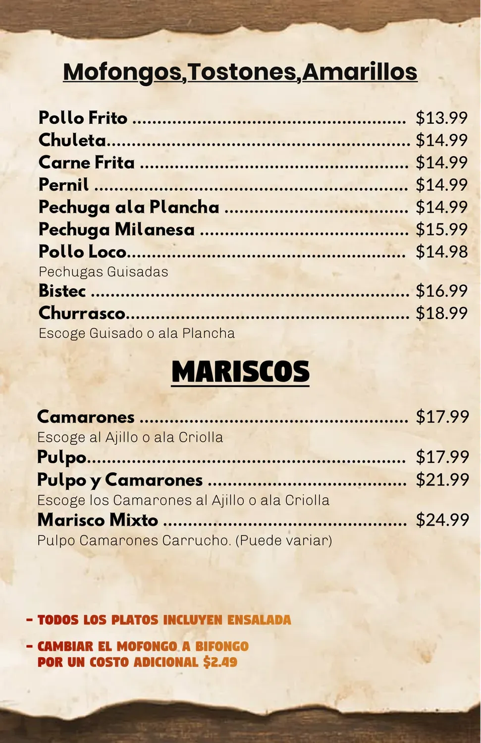 Menu 4