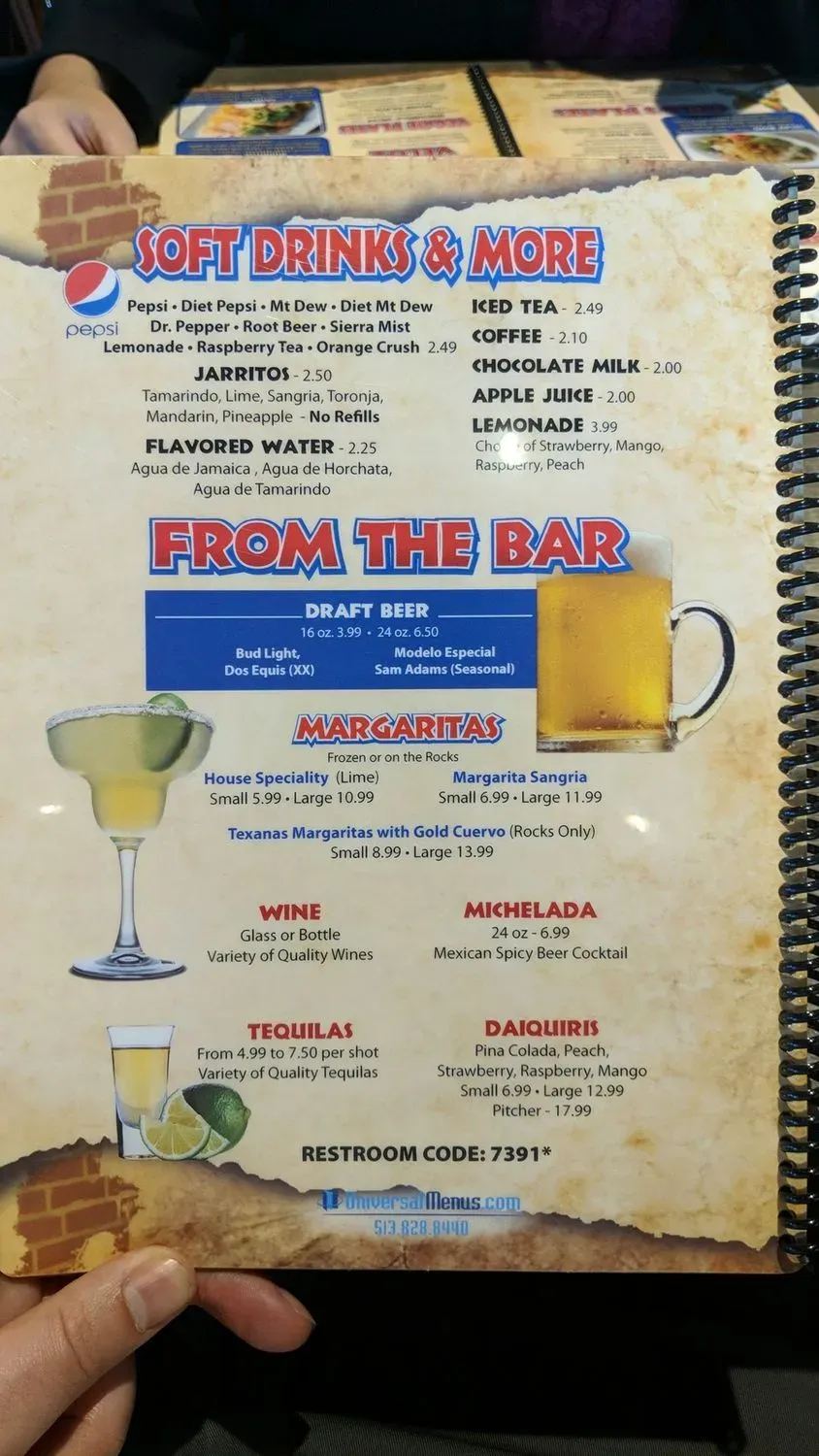 Menu 6