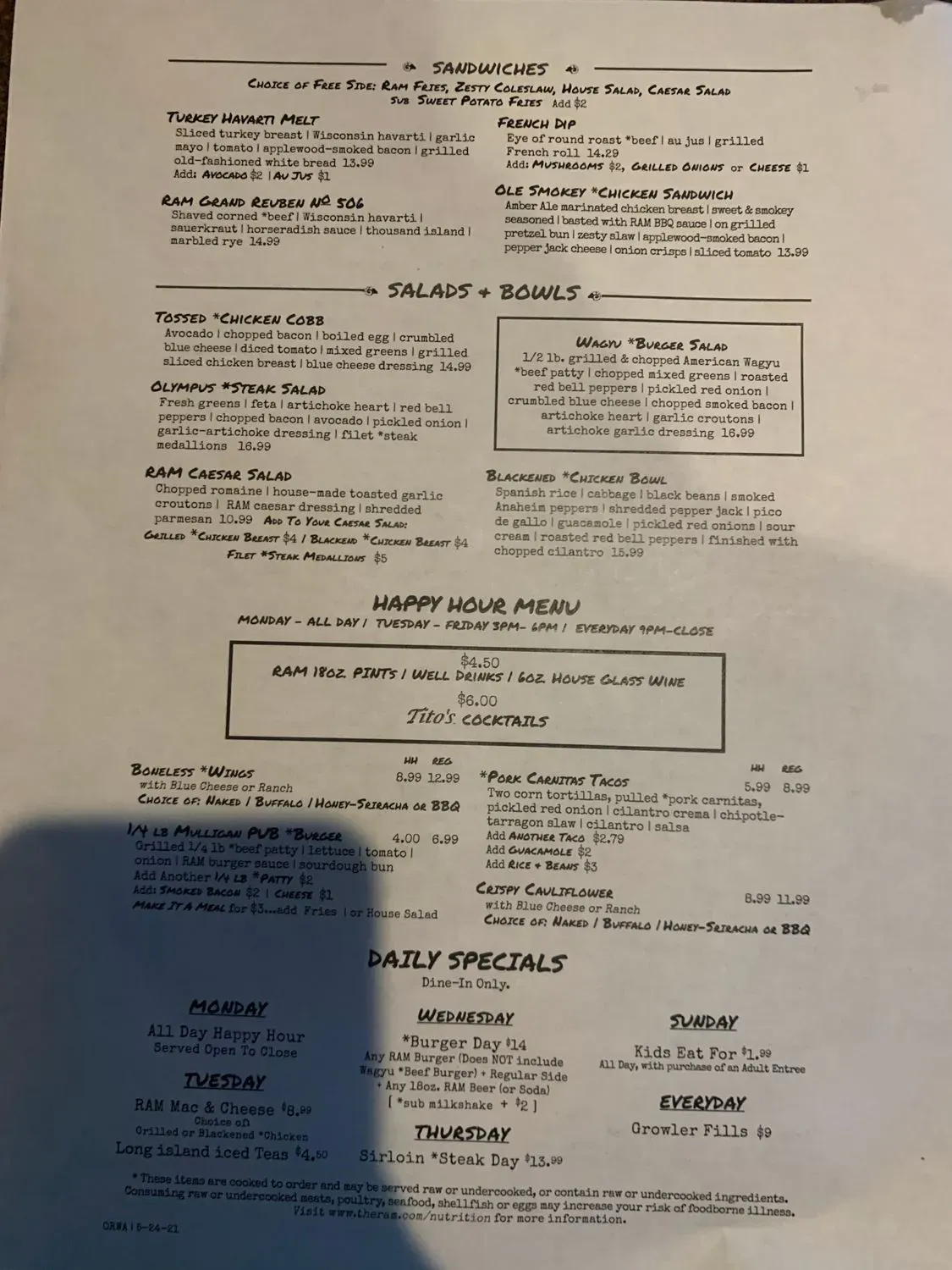 Menu 2