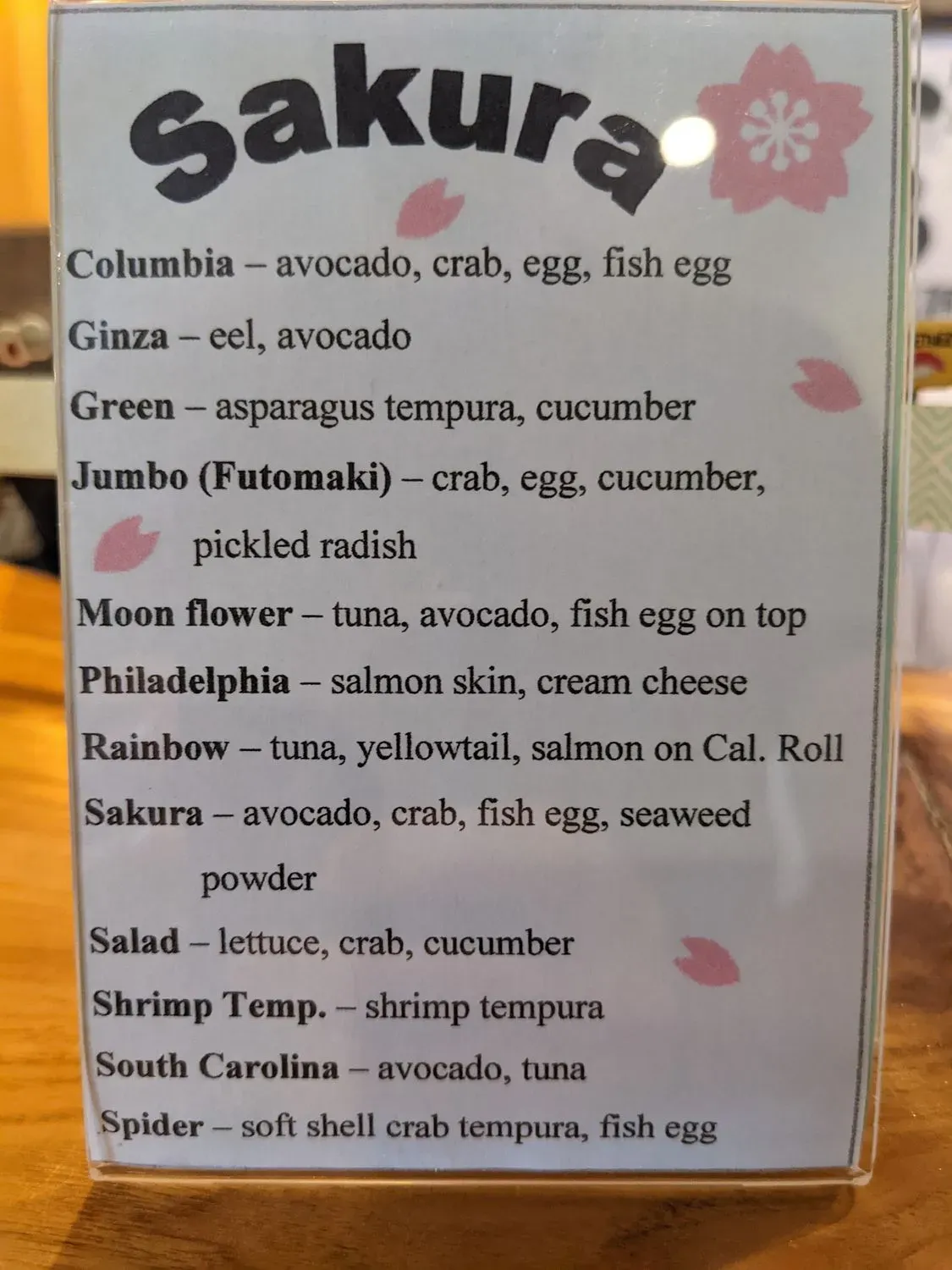 Menu 6