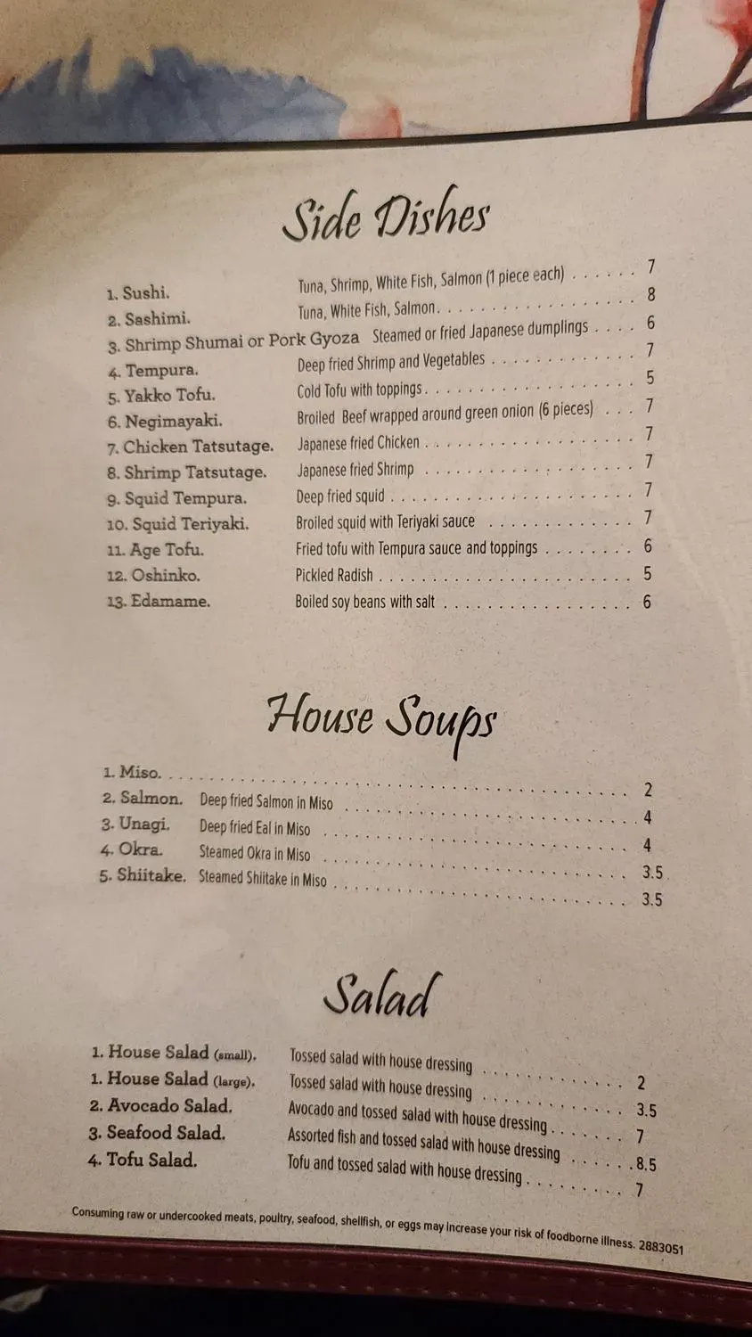 Menu 4