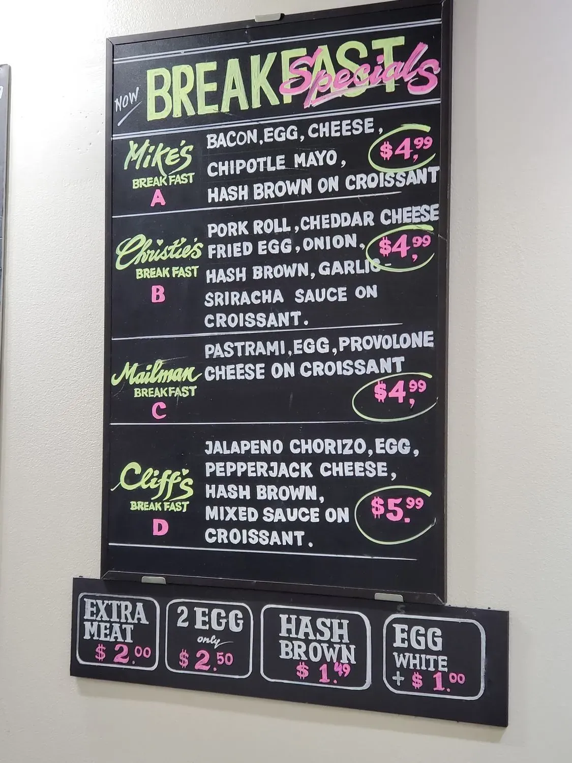 Menu 4