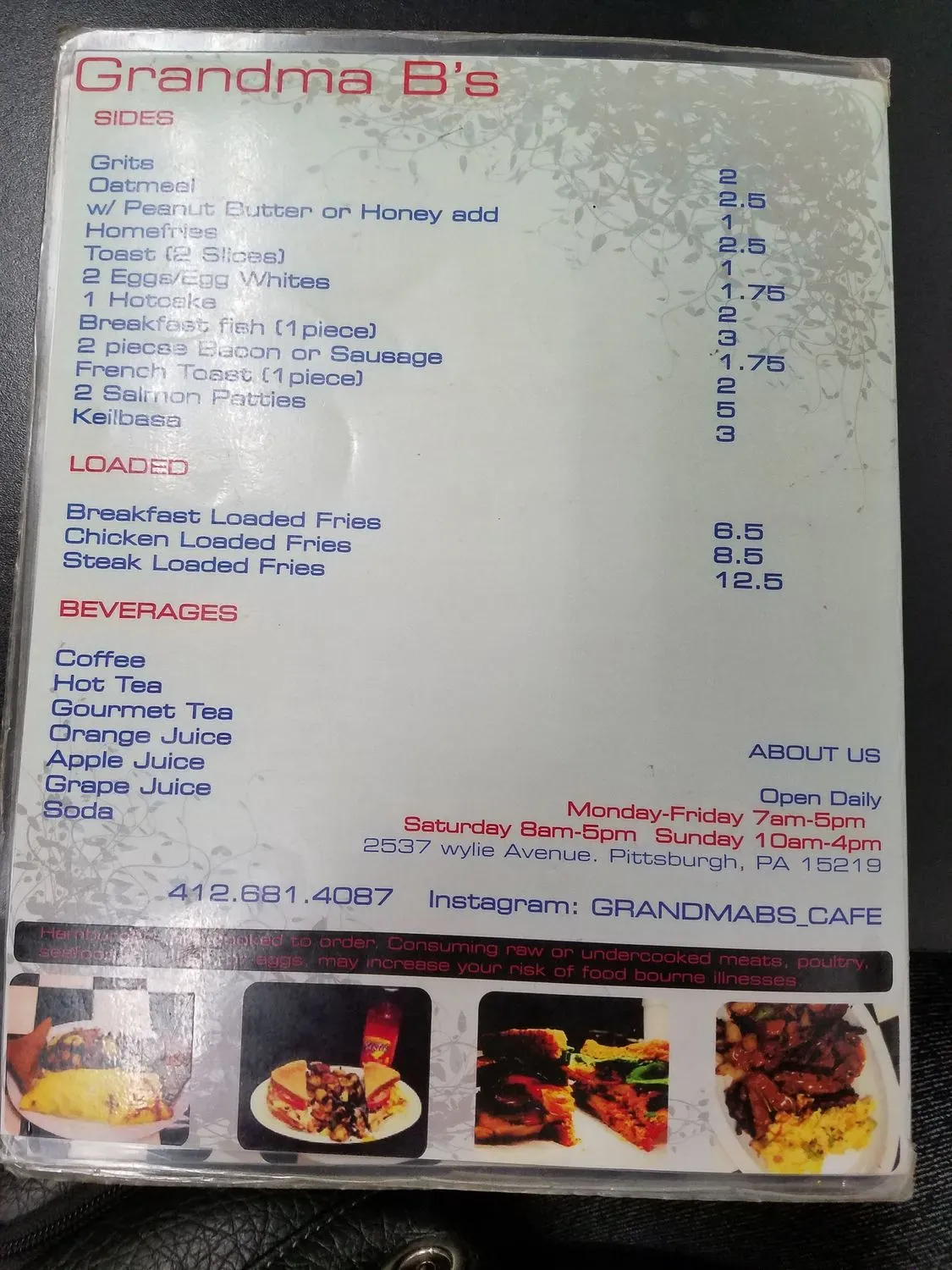 Menu 4