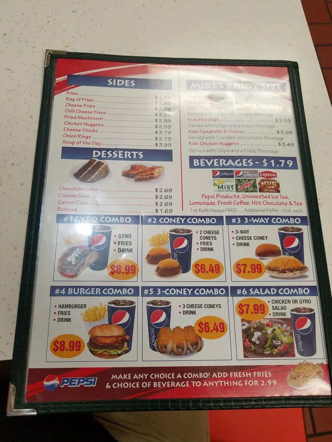 Menu 5