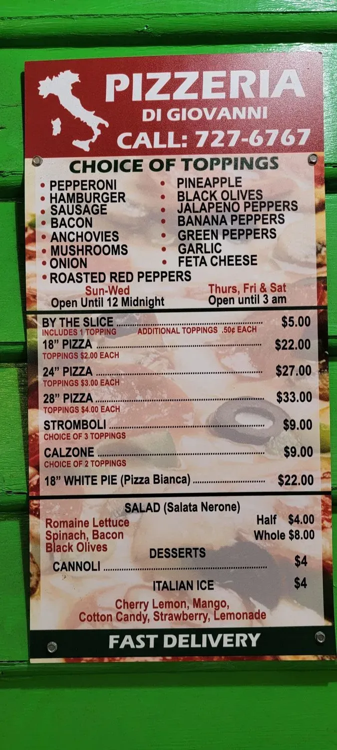 Menu 6