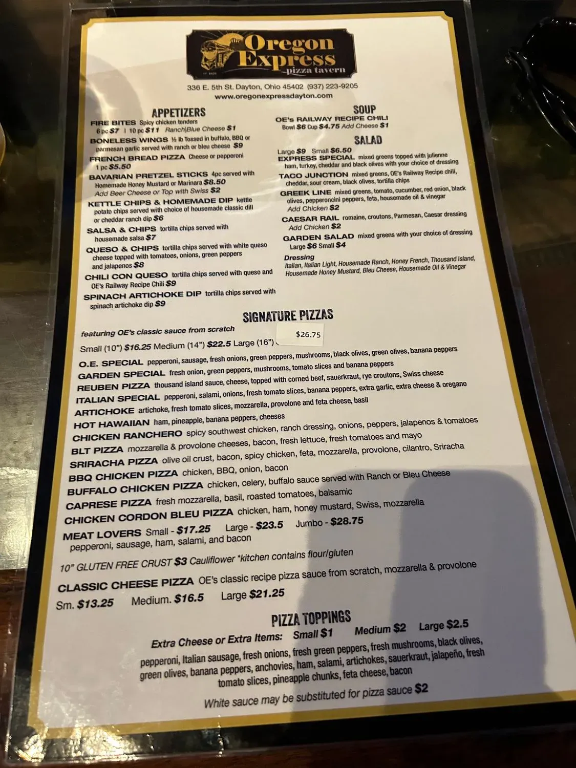 Menu 2