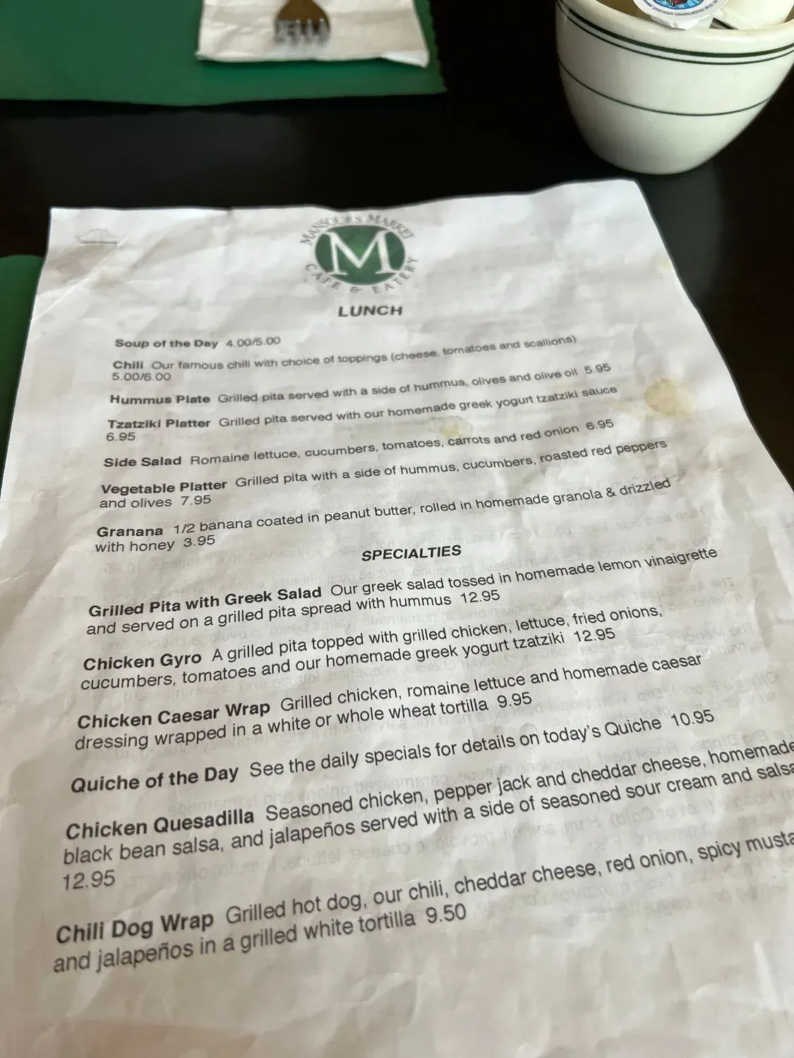 Menu 3